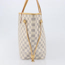 LOUIS VUITTON Damier Azur Neverfull MM Tote Bag N41605 LV Auth 202304-3