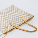 LOUIS VUITTON Damier Azur Neverfull MM Tote Bag N41605 LV Auth 202304-6