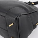 LOEWE Amazona 75 Hand Bag Leather 2way Black Gold Auth 202305V-17