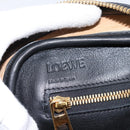 LOEWE Amazona 75 Hand Bag Leather 2way Black Gold Auth 202305V-20