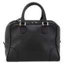 LOEWE Amazona 75 Hand Bag Leather 2way Black Gold Auth 202305V-13