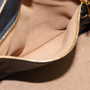 LOEWE Amazona 75 Hand Bag Leather 2way Black Gold Auth 202305V-24