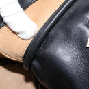 LOEWE Amazona 75 Hand Bag Leather 2way Black Gold Auth 202305V-11