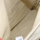 HERMES Aline PM Shoulder Bag Canvas Beige Red Auth 202310-16