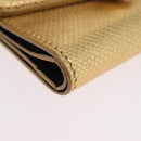 BVLGARI Serpenti Wallet Leather Gold Auth 202311M-14