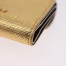 BVLGARI Serpenti Wallet Leather Gold Auth 202311M-17