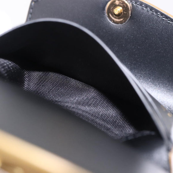 BVLGARI Serpenti Wallet Leather Gold Auth 202311M