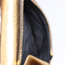 BVLGARI Serpenti Wallet Leather Gold Auth 202311M-11