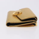 BVLGARI Serpenti Wallet Leather Gold Auth 202311M-3