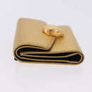 BVLGARI Serpenti Wallet Leather Gold Auth 202311M-4