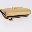 BVLGARI Serpenti Wallet Leather Gold Auth 202311M-5