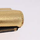 BVLGARI Serpenti Wallet Leather Gold Auth 202311M-6