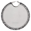 LOEWE Pierce Leather White Silver Auth 202312M-11