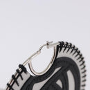 LOEWE Pierce Leather White Silver Auth 202312M-8