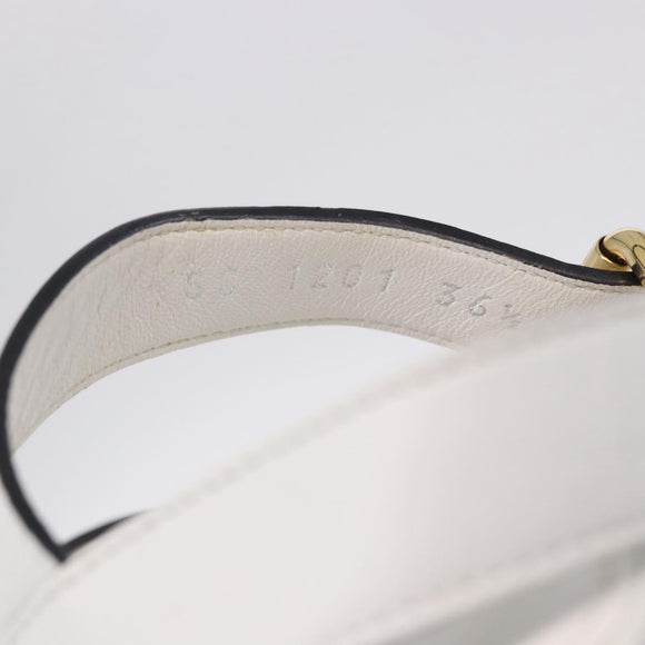 LOUIS VUITTON Star Board Line Sandals Leather White LV Auth 202318M