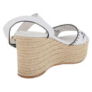 LOUIS VUITTON Star Board Line Sandals Leather White LV Auth 202318M-20