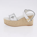 LOUIS VUITTON Star Board Line Sandals Leather White LV Auth 202318M-22