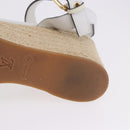 LOUIS VUITTON Star Board Line Sandals Leather White LV Auth 202318M-27