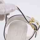 LOUIS VUITTON Star Board Line Sandals Leather White LV Auth 202318M-32