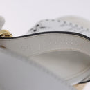 LOUIS VUITTON Star Board Line Sandals Leather White LV Auth 202318M-35