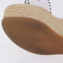 LOUIS VUITTON Star Board Line Sandals Leather White LV Auth 202318M-9