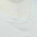 FENDI Cropped Tank Top Cotton White Pink Auth 202322M-7