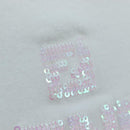 FENDI Cropped Tank Top Cotton White Pink Auth 202322M-9