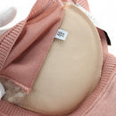 VALENTINO Short-sleeved Top Rayon Pink White Auth 202323M-10