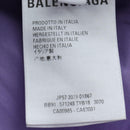 BALENCIAGA Track Jacket Cotton Purple Black Auth 202324M-28