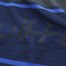 LOUIS VUITTON Jacquard Cycling Tops cotton ""L"" Blue Black LV Auth 202325M-10