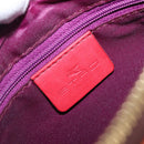 ETRO Shoulder Bag PVC Canvas Brown Bordeaux Auth 202326V-18