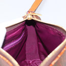 ETRO Shoulder Bag PVC Canvas Brown Bordeaux Auth 202326V-19