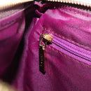 ETRO Shoulder Bag PVC Canvas Brown Bordeaux Auth 202326V-21
