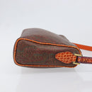 ETRO Shoulder Bag PVC Canvas Brown Bordeaux Auth 202326V-3