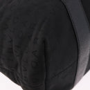 BVLGARI Logo Mania Tote Bag Canvas Black Silver Auth 202329-15