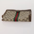 GUCCI GG Canvas Supreme Sherry Line Waist Clutch Tote 3 Set Beige Auth 202333-14