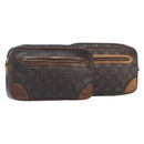 LOUIS VUITTON Monogram Marly Dragonne GM Clutch Bag 2 Set M51825 LV Auth 202425-1