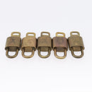 LOUIS VUITTON Padlock 10 Set Padlock metal Gold LV Auth 202429-7