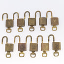 LOUIS VUITTON Padlock 10 Set Padlock metal Gold LV Auth 202429-8