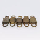 LOUIS VUITTON Padlock 10 Set Padlock metal Gold LV Auth 202430-5