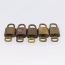 LOUIS VUITTON Padlock 10 Set Padlock metal Gold LV Auth 202430-6