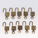 LOUIS VUITTON Padlock 10 Set Padlock metal Gold LV Auth 202430-8