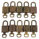 LOUIS VUITTON Padlock 10 Set Padlock metal Gold LV Auth 202431-2