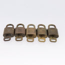 LOUIS VUITTON Padlock 10 Set Padlock metal Gold LV Auth 202431-6