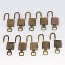 LOUIS VUITTON Padlock 10 Set Padlock metal Gold LV Auth 202431-8