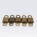 LOUIS VUITTON Padlock 10 Set Padlock metal Gold LV Auth 202432-4