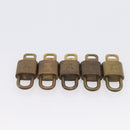 LOUIS VUITTON Padlock 10 Set Padlock metal Gold LV Auth 202432-5