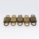 LOUIS VUITTON Padlock 10 Set Padlock metal Gold LV Auth 202432-7