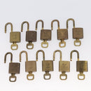 LOUIS VUITTON Padlock 10 Set Padlock metal Gold LV Auth 202432-8