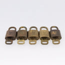LOUIS VUITTON Padlock 10 Set Padlock metal Gold LV Auth 202434-4